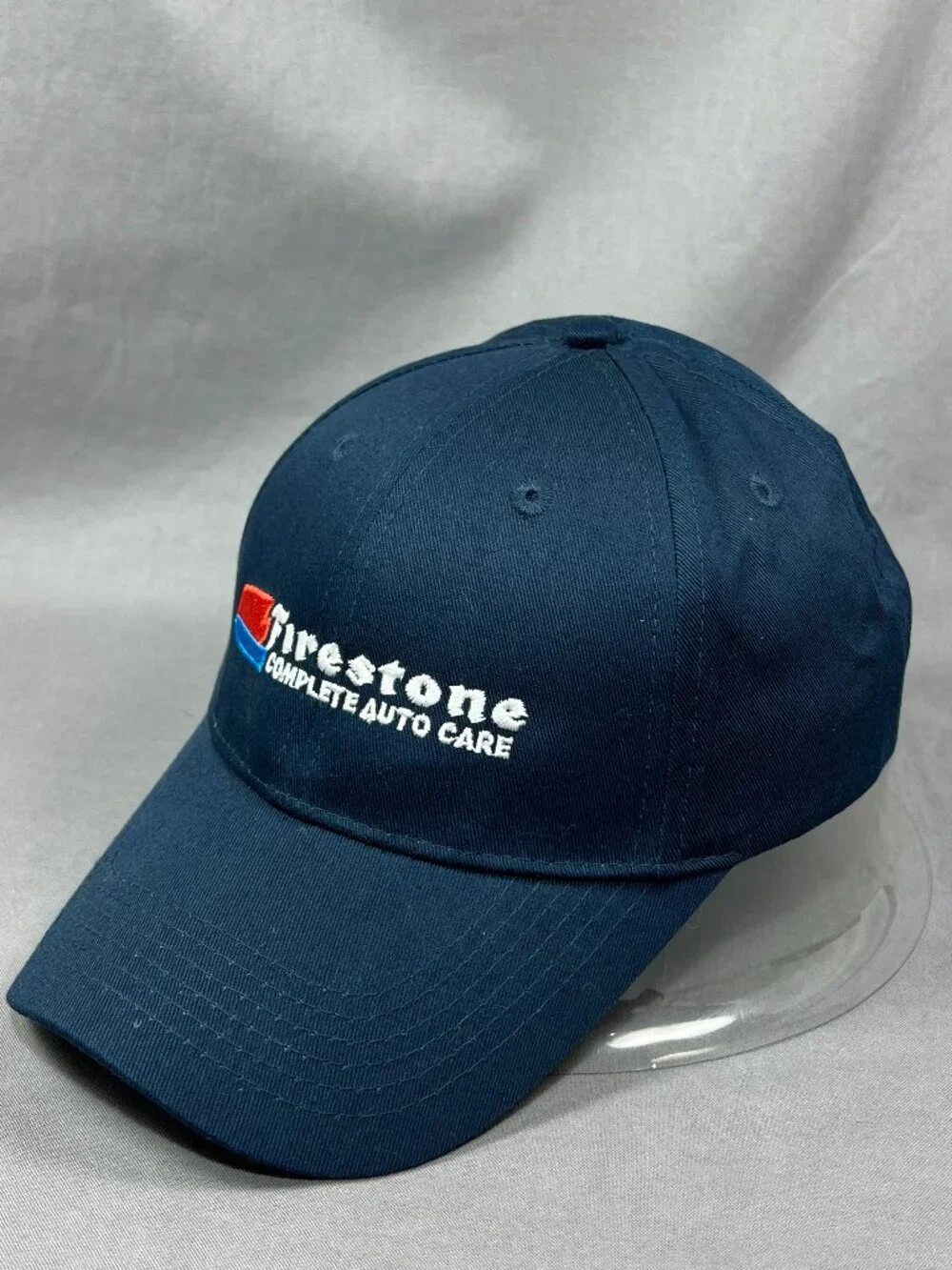 Firestone Complete Auto Care Youth Kids Cap Strapback Hat Navy Blue Adjustable